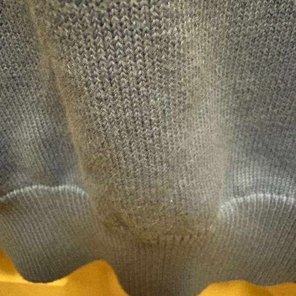 Vineyard Vines Men’s Light Blue Cotton Quarter-Zip Sweater Size Small - Picture 9 of 14